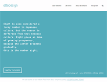 Tablet Screenshot of ottodesign.it